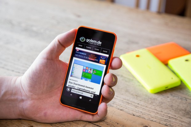 Nokias neues Einsteiger-Smartphone Lumia 635 (Bild: Fabian Hamacher/Golem.de)